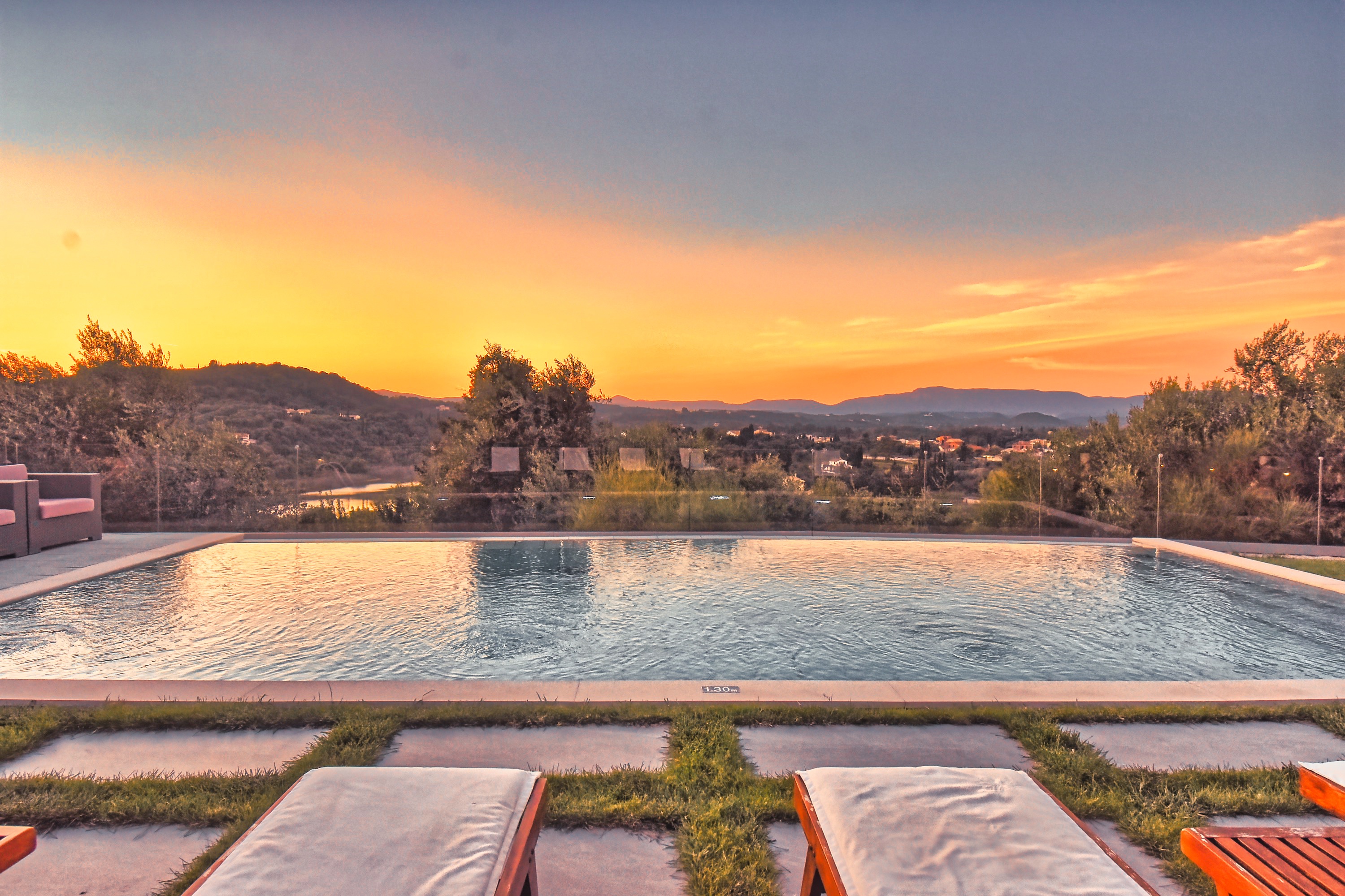 Pool Sunset